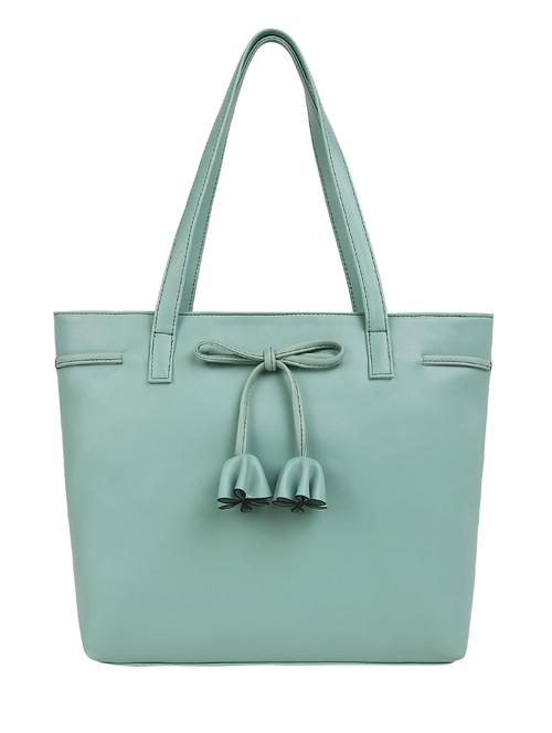 blue leatherette (pu) handbag - 15797810 -  Standard Image - 0