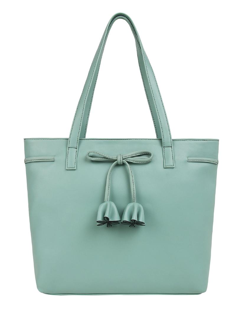 blue leatherette (pu) handbag - 15797810 -  Zoom Image - 0