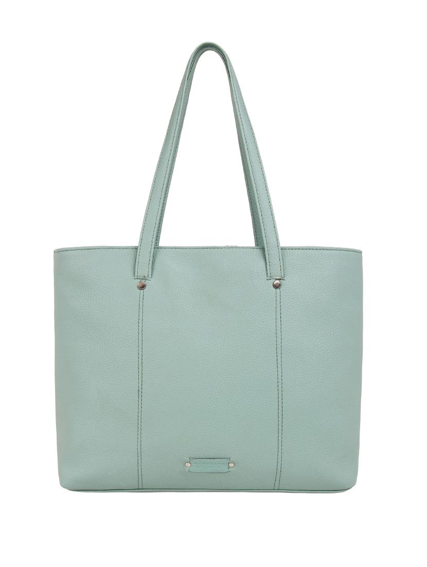 blue leatherette (pu) handbag - 15797819 -  Zoom Image - 0