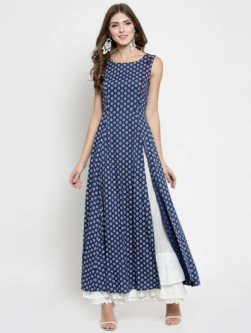 women's front slit kurta