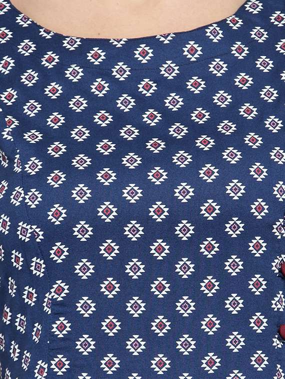 women's front slit kurta - 15799812 - Standard Image - 3