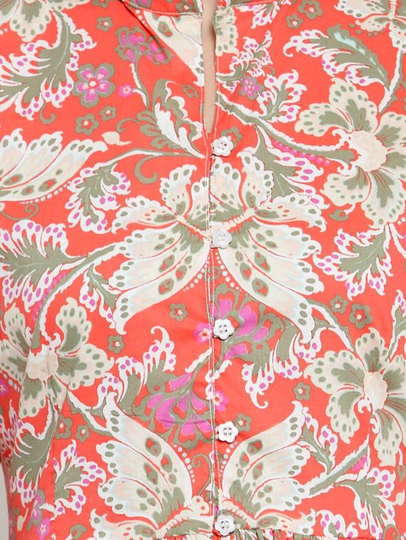 high slit printed kurta - 15799886 - Standard Image - 3
