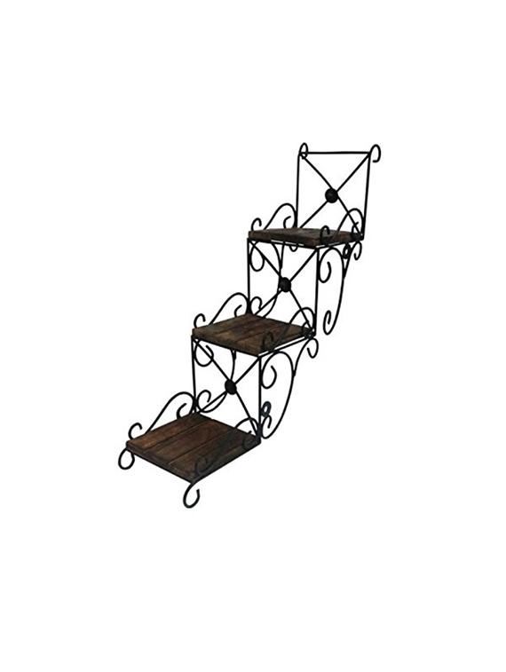desi karigar wooden wall hanging shelve/ shelf for decoration - 15801358 -  Zoom Image - 0