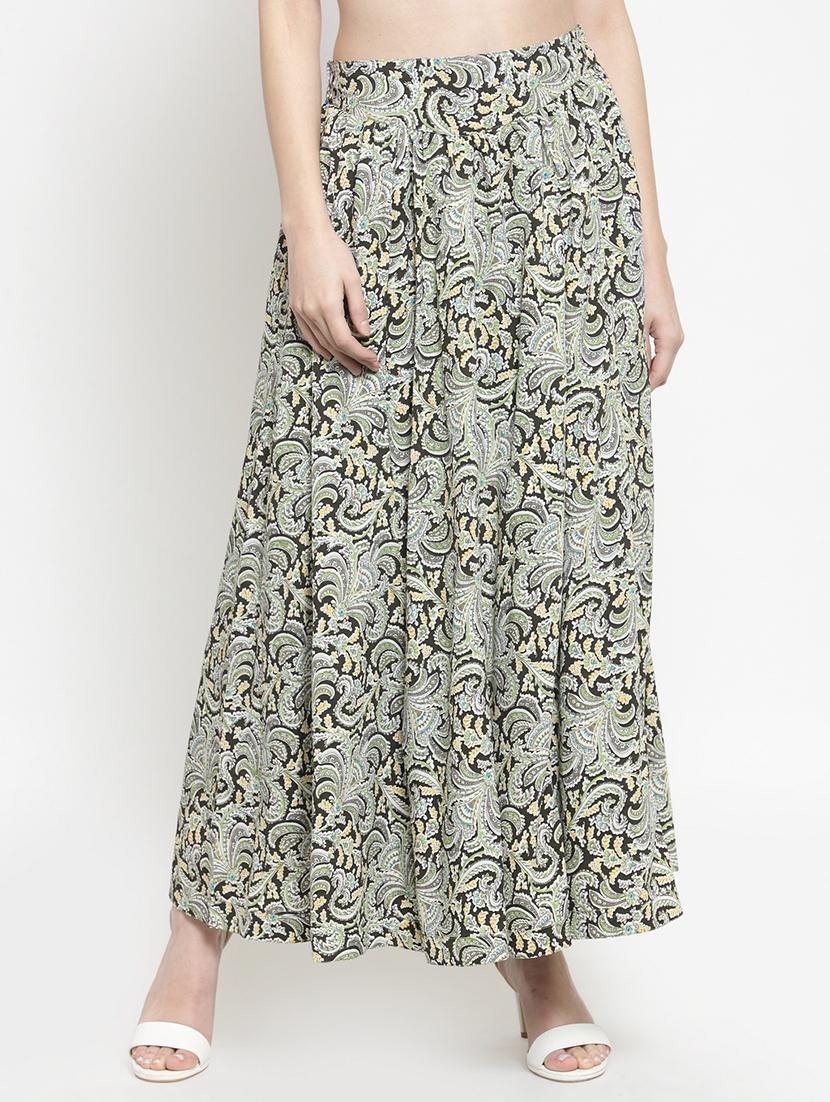 elasticated waist flared skirt - 15802831 - Zoom Image - 0