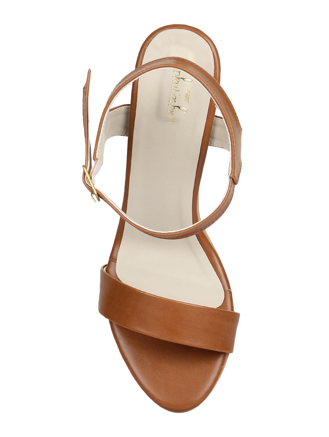 tan ankle strap sandals - 15803066 - Standard Image - 3