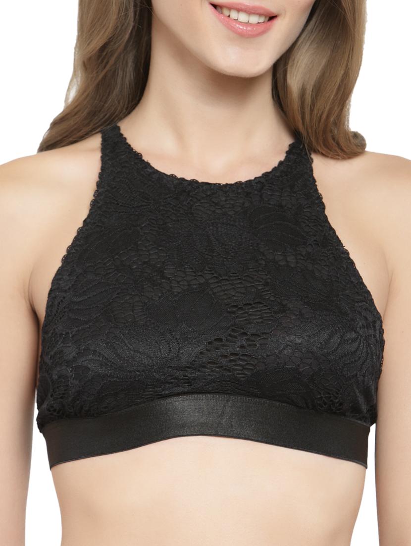 criss-cross back laced bralette - 15803664 -  Zoom Image - 0