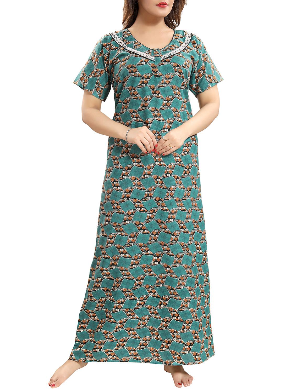 lace trim nightwear gown - 15807887 - Zoom Image - 0