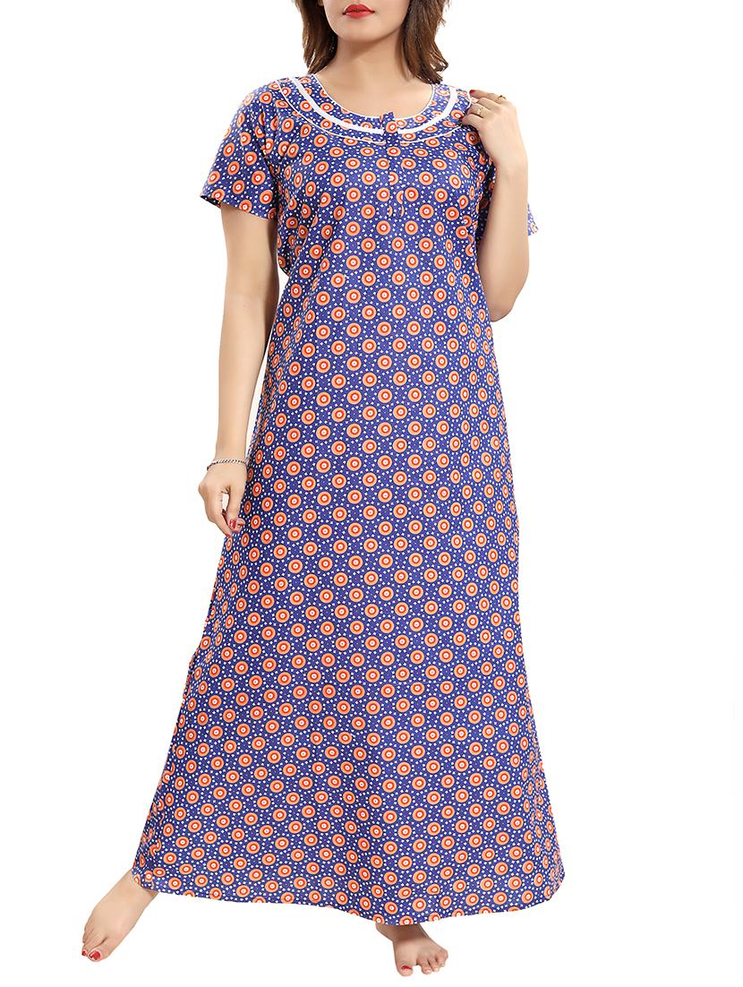 zipper detail nightwear gown - 15807903 - Zoom Image - 0