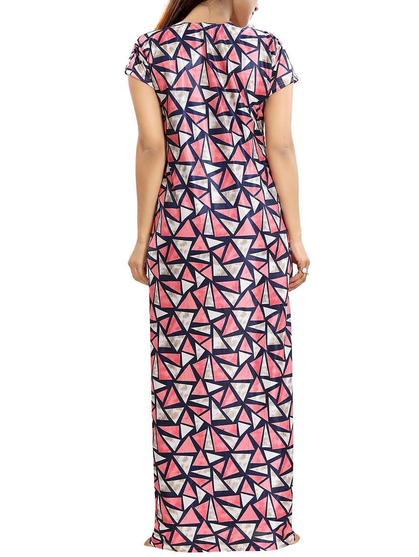 lace detail nighty with robe - 15807917 - Standard Image - 3