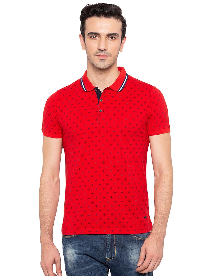 red all over print t-shirt - 15810475 - Zoom Image - 0