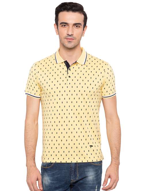 yellow all over print t-shirt - 15810477 -  Standard Image - 0