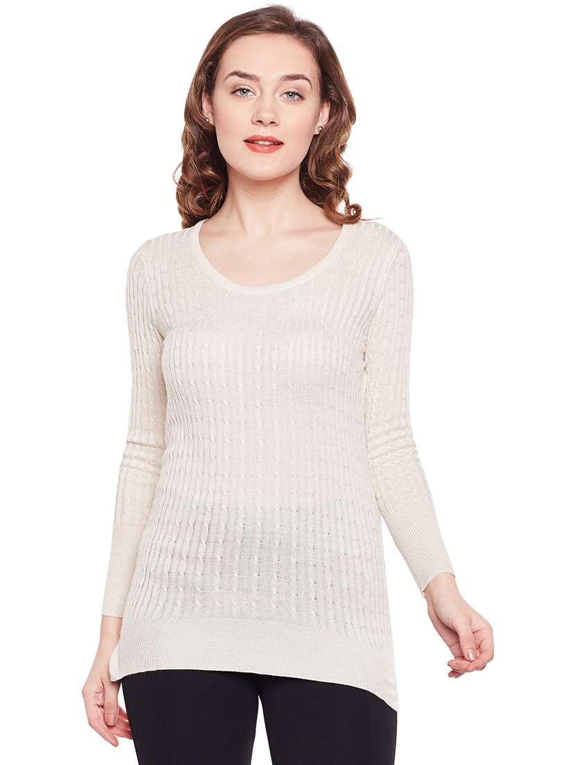 cable knit skinny pullover
