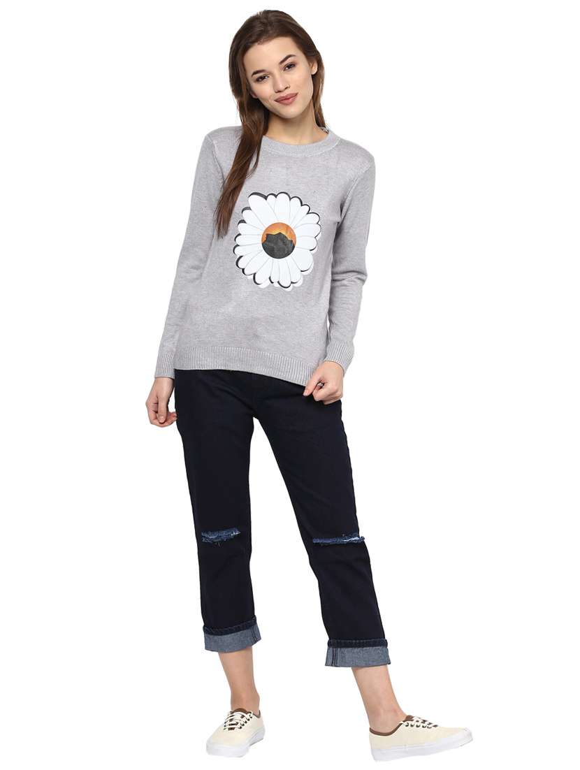 grey acrylic regular top - 15811697 - Standard Image - 3
