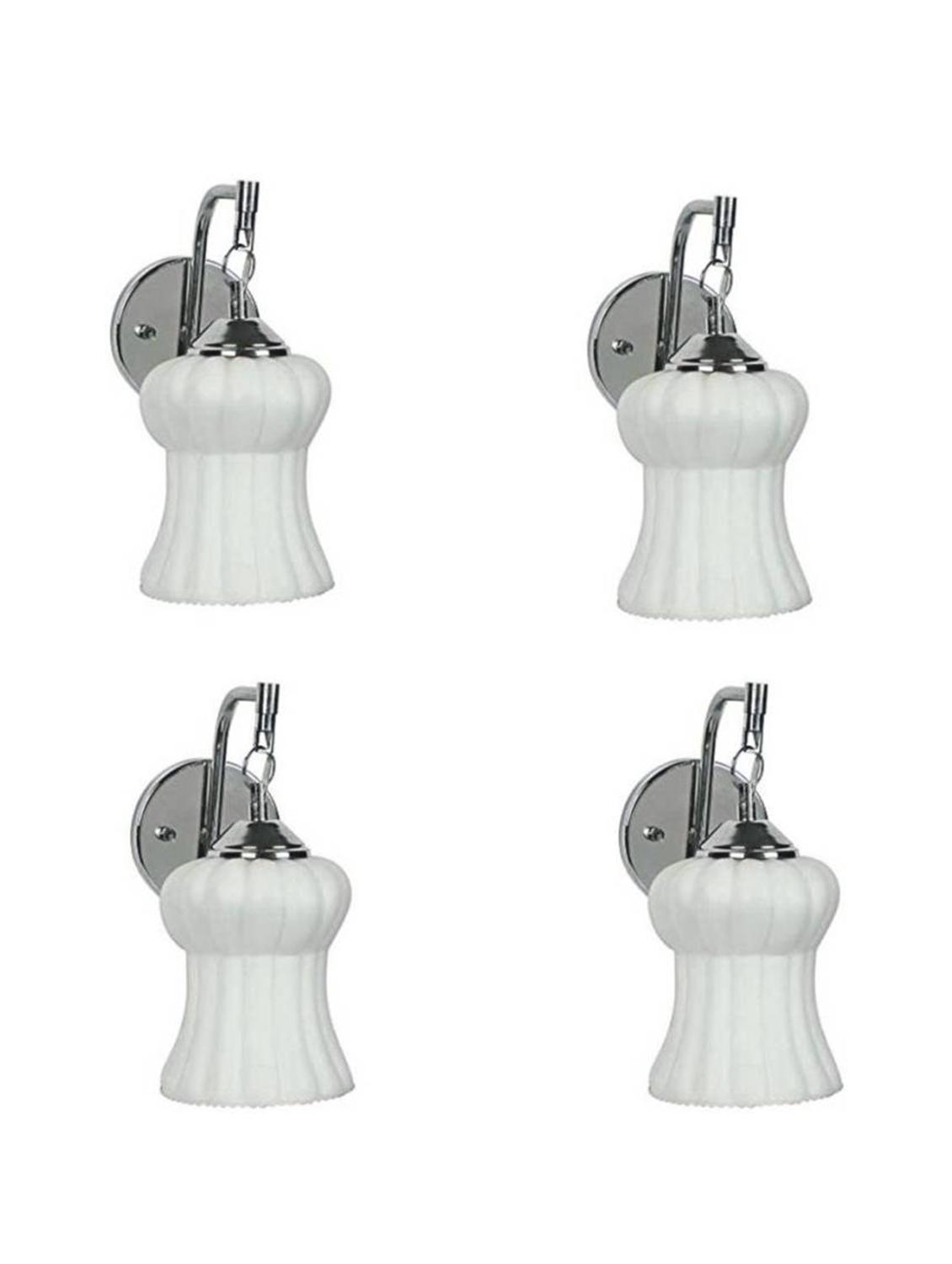 lakshya designer & colorful power saver glass wall lamp light (set of four ) hd06 - 15814156 - Zoom Image - 0