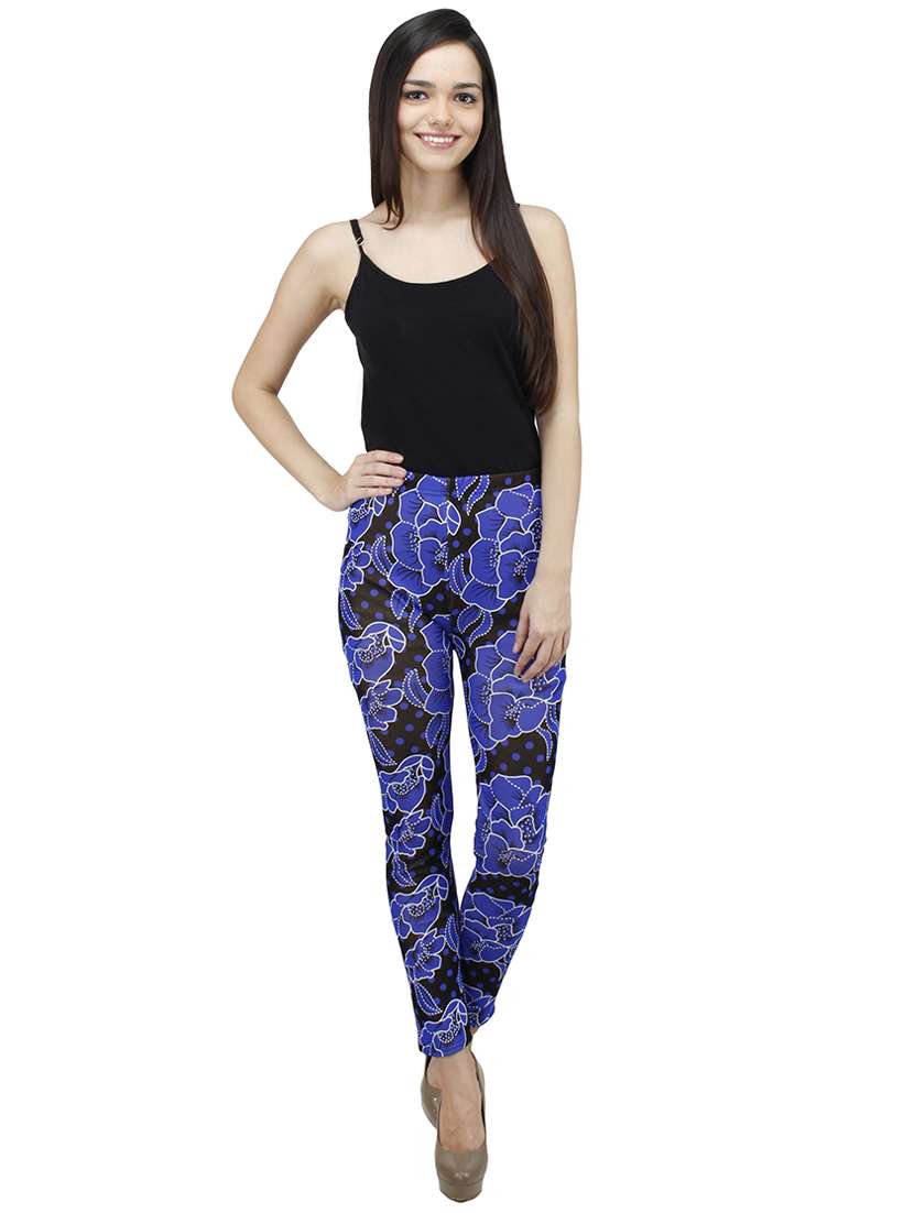 floral woolen leggings - 15814902 -  Standard Image - 3