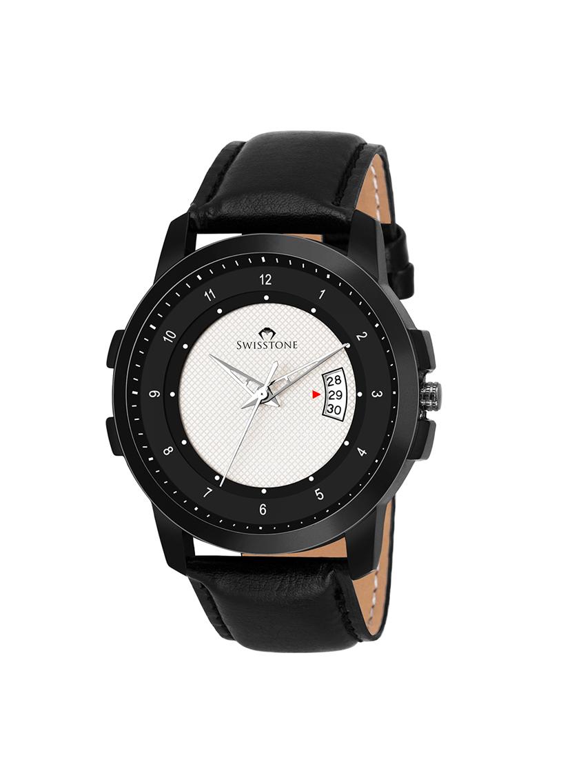 round dial analog watch-(bk390-blk) - 15814935 -  Zoom Image - 0
