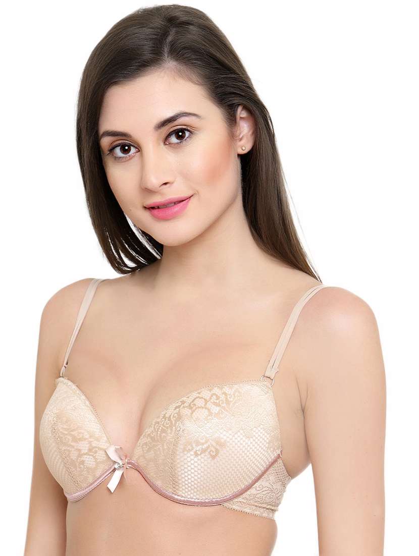 laced plunge bra - 15815483 -  Zoom Image - 0