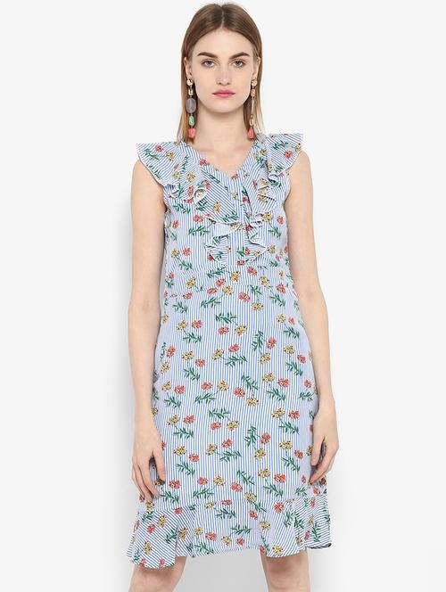 cap sleeved a-line dress - 15817394 -  Standard Image - 0