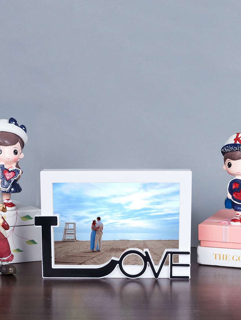 black love table photo frame