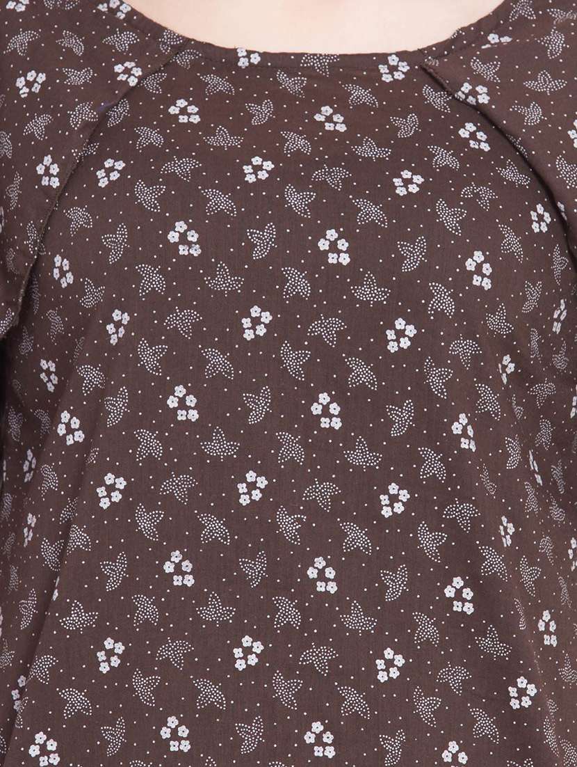 ruffled cold shoulder top - 15819527 -  Standard Image - 3