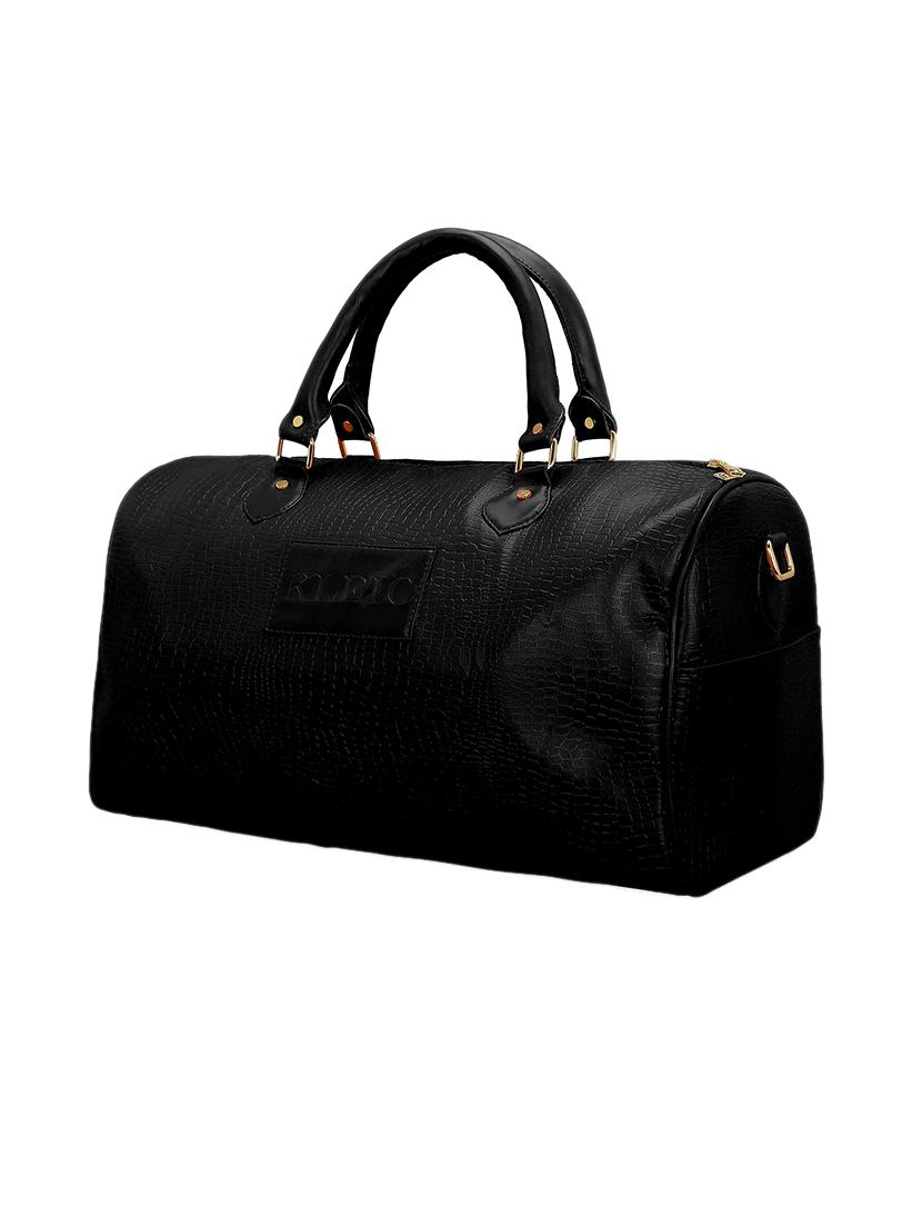 black leatherette (pu) handbag - 15824883 - Standard Image - 3