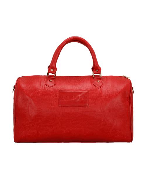 red leatherette (pu) handbag - 15824886 - Standard Image - 0