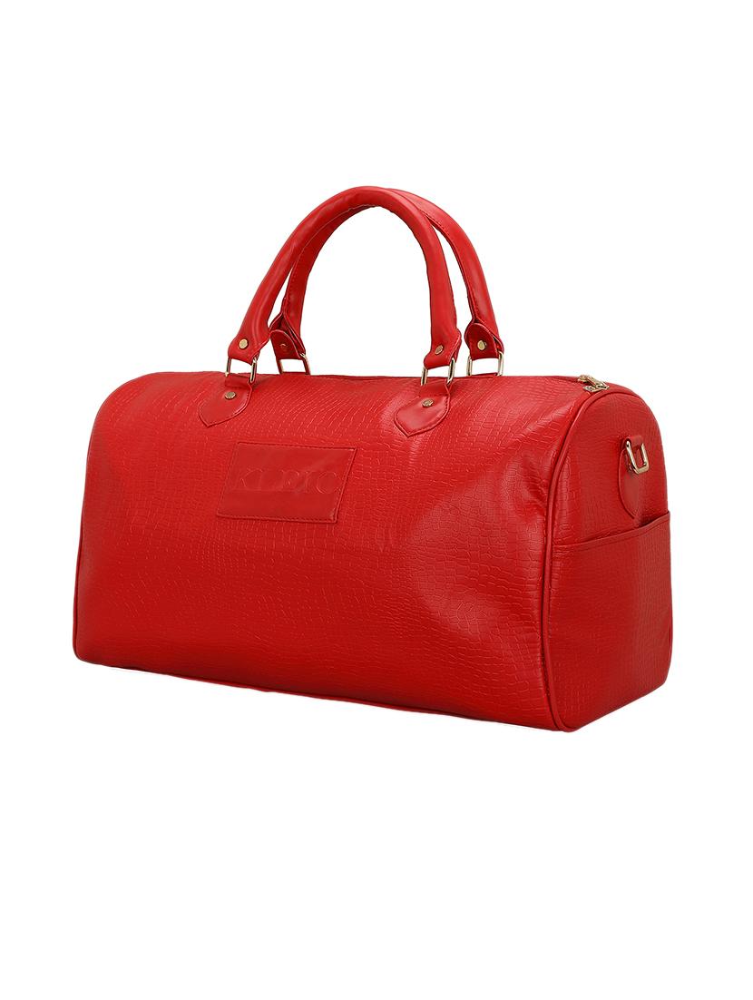 red leatherette (pu) handbag - 15824886 - Standard Image - 3