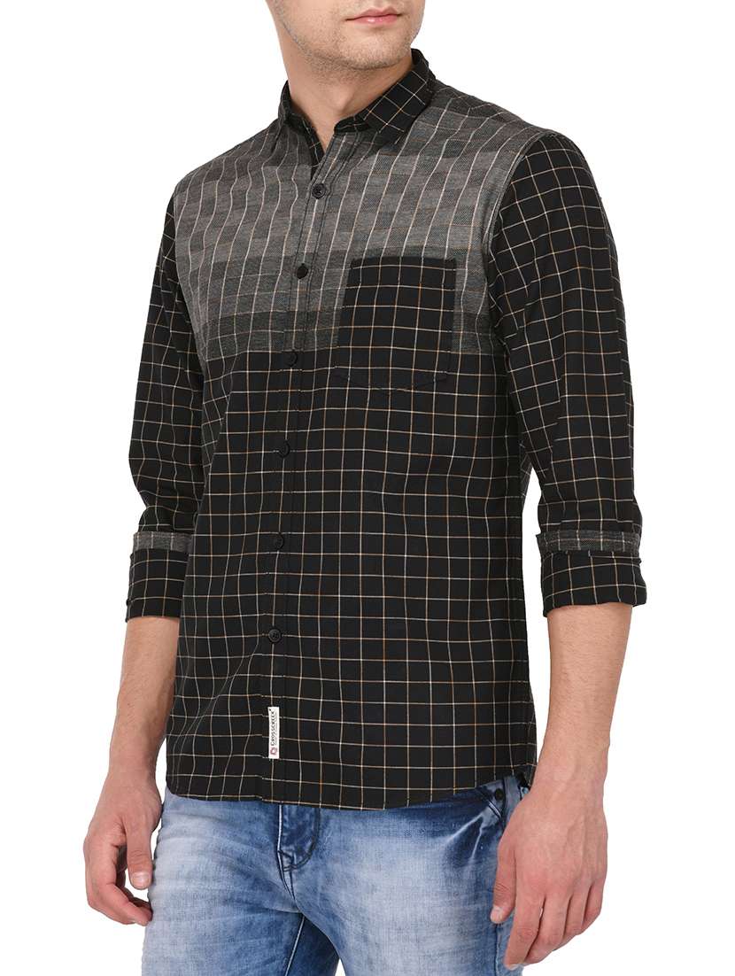 mens checks casual shirt - 15829461 -  Standard Image - 5