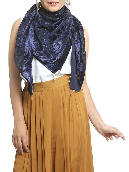blue nylon scarf - 15835033 -  Standard Image - 0