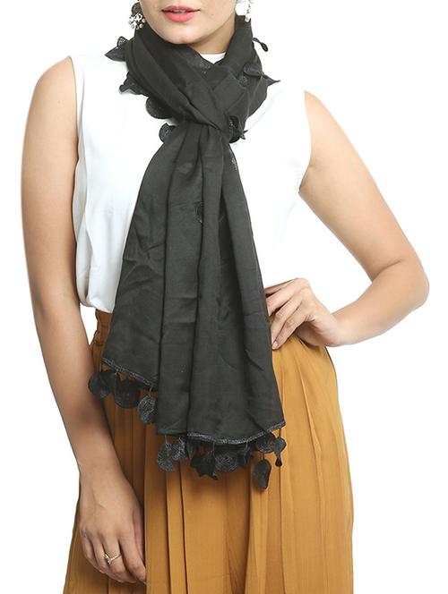 black rayon stole - 15835046 -  Standard Image - 0