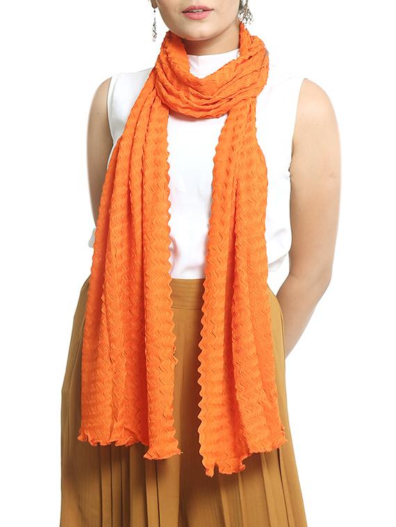 orange chiffon stole - 15835062 - Zoom Image - 0