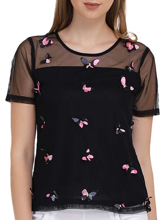 butterfly patch mesh top