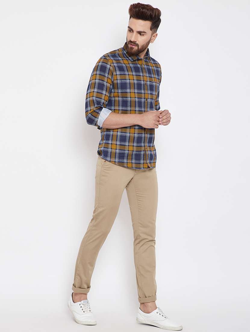 beige cotton chinos - 15840896 -  Standard Image - 3
