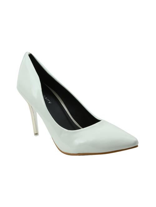 white slip on pumps - 15841982 -  Standard Image - 0