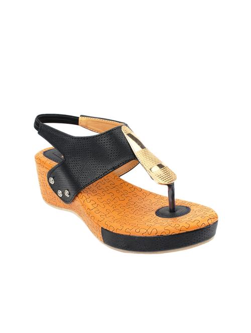 black back strap wedges - 15844067 -  Standard Image - 0