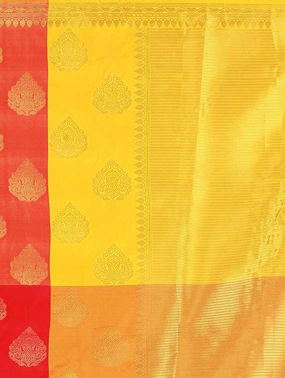 ethnic motif printed banarasi saree with blouse - 15849520 -  Standard Image - 3