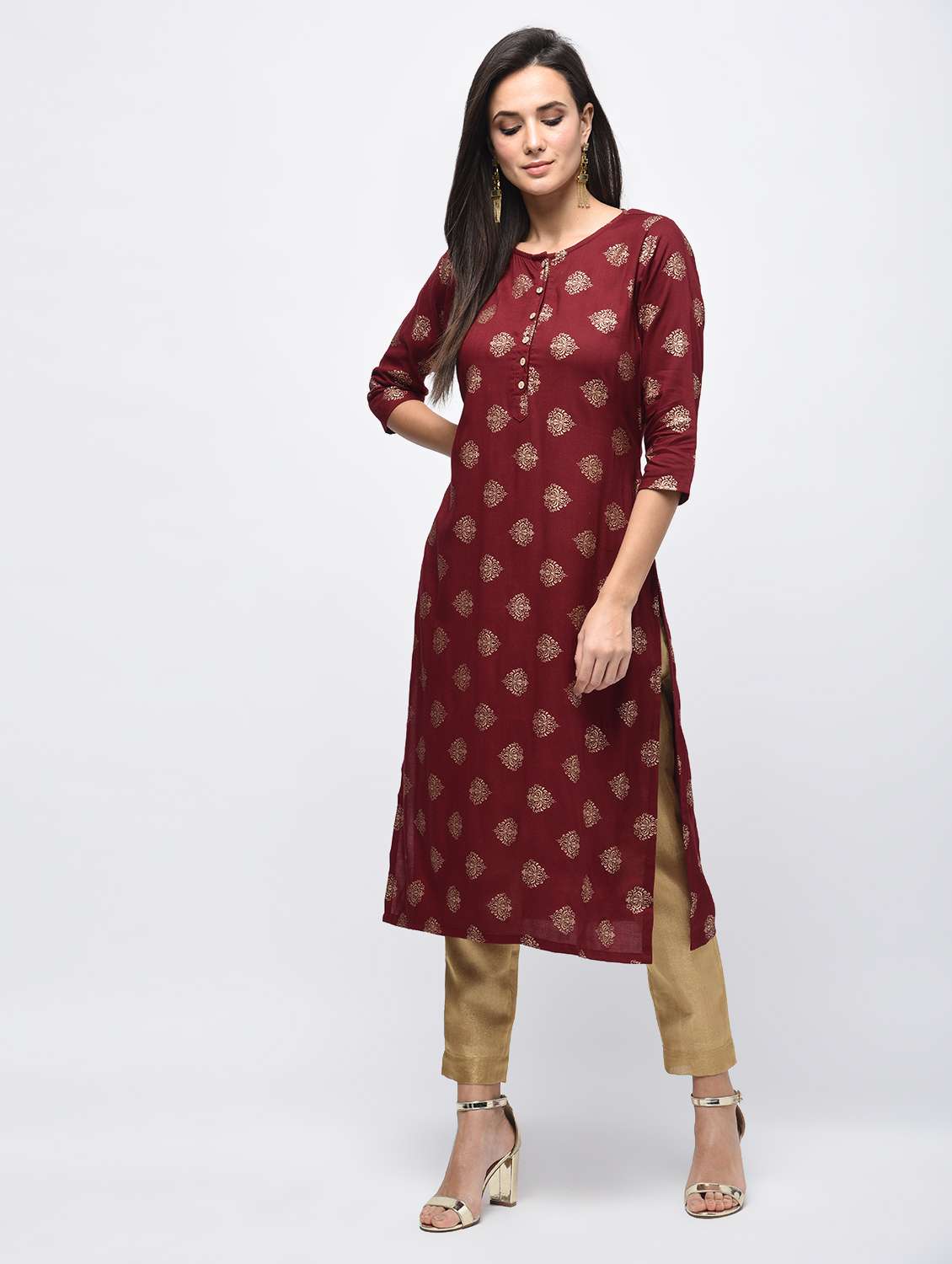 women's straight kurta