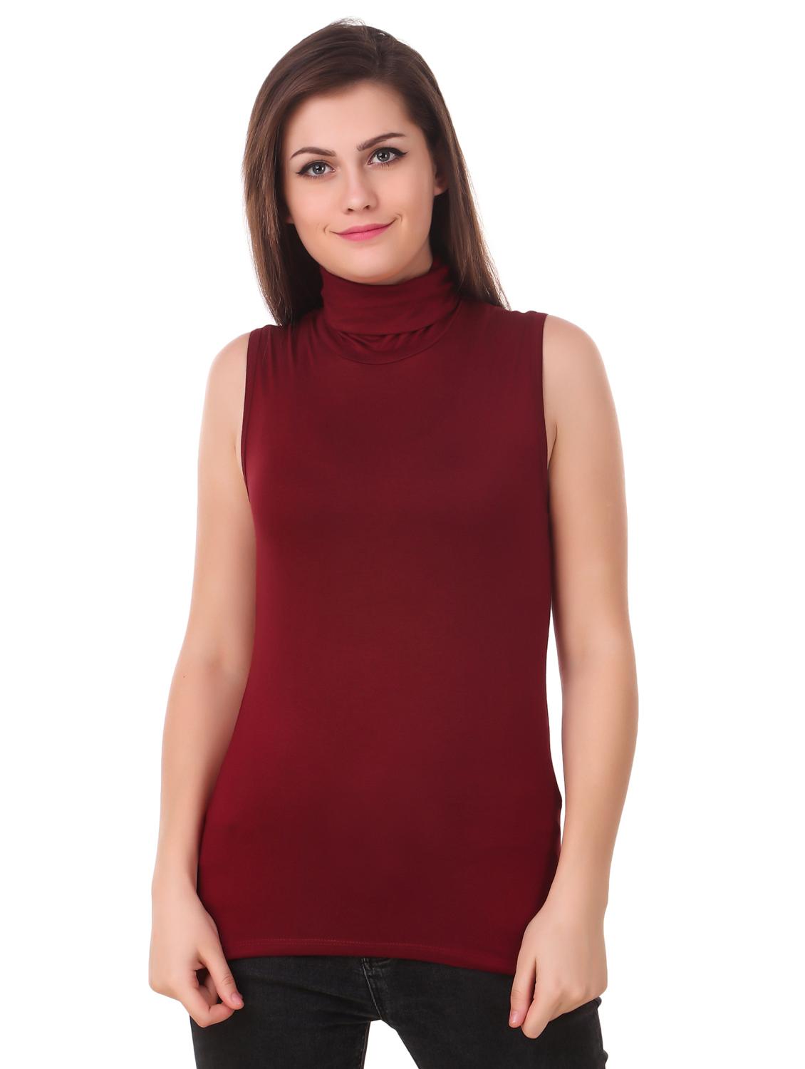 turtle neck sleeveless top - 15852579 - Zoom Image - 0