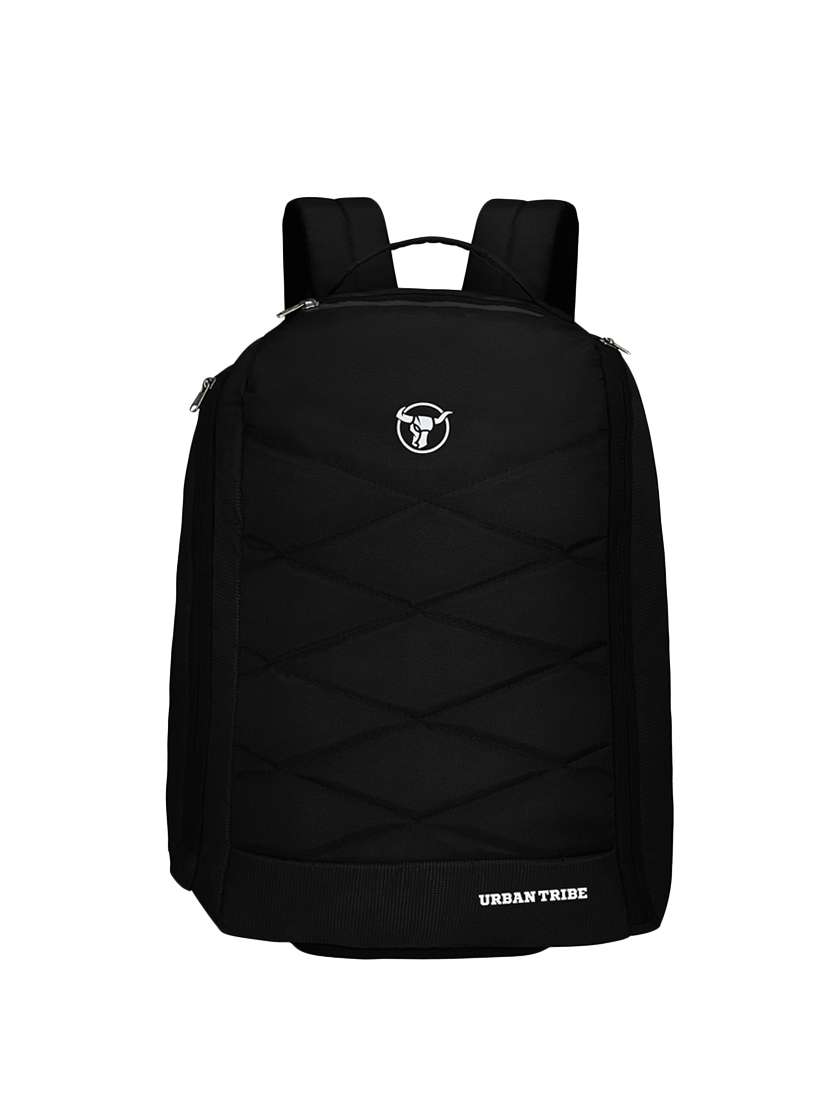 black polyester backpack - 15854143 -  Zoom Image - 0