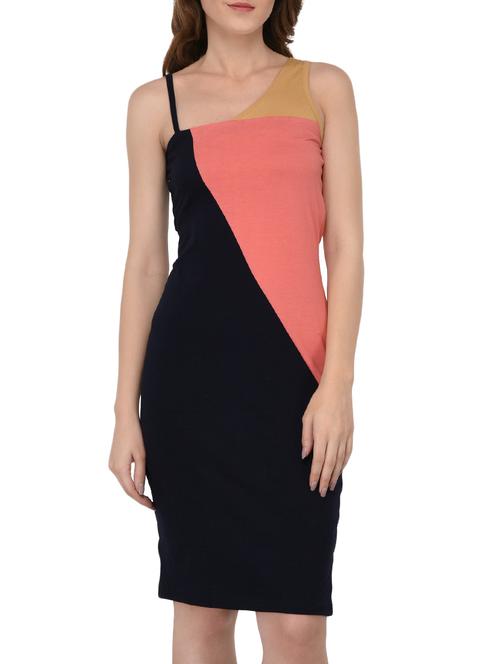 color block sheath dress - 15861551 - Standard Image - 0