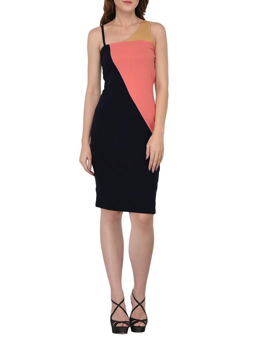 color block sheath dress - 15861551 - Standard Image - 3
