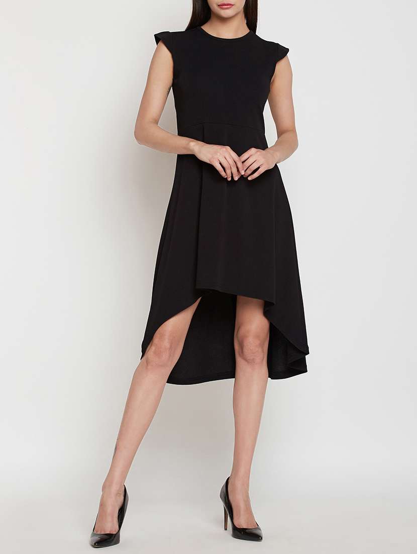 extended sleeved high low dress - 15864556 -  Zoom Image - 0