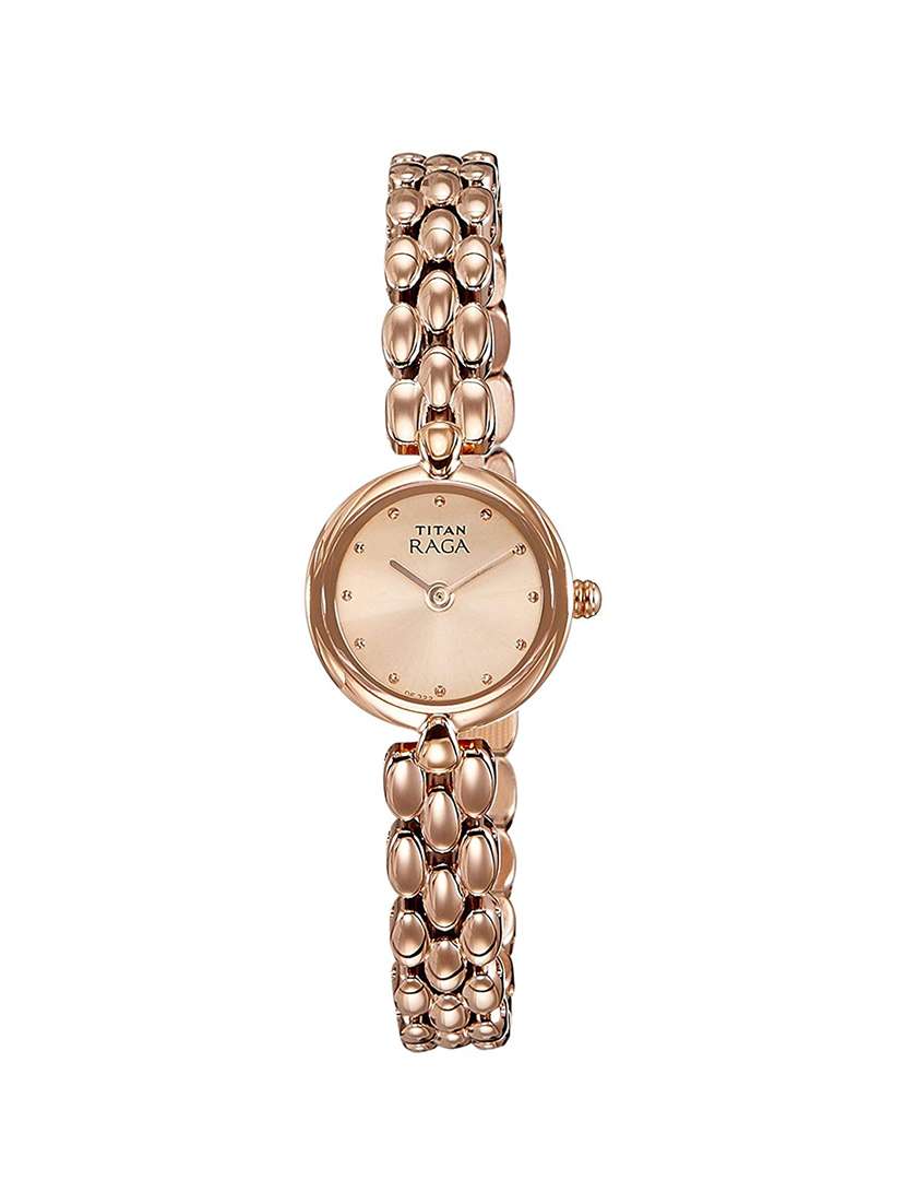 Buy online Titan Raga Metal Strap Analog Watch 2444wm03 from