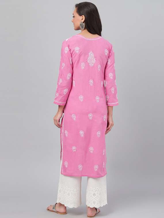 women's straight kurta - 15869271 - Standard Image - 3
