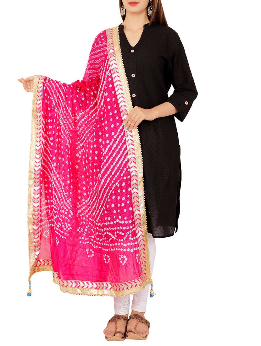 gota patti bandhani dupatta