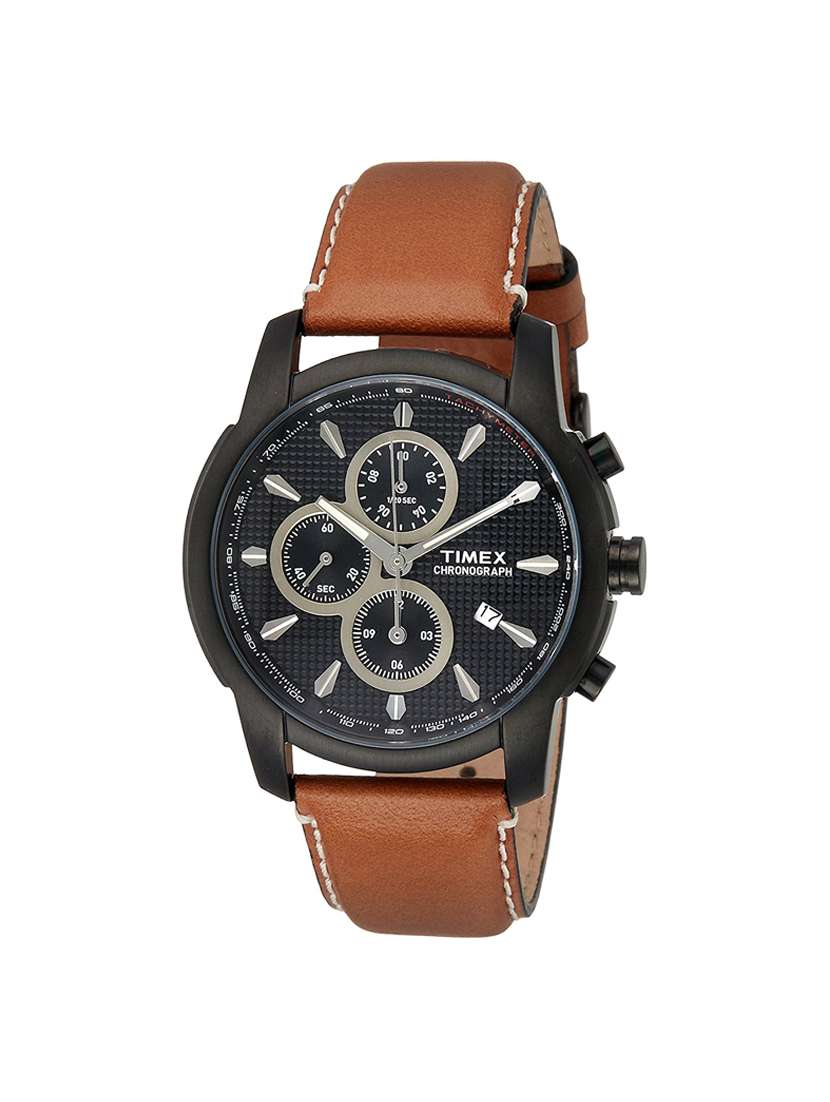 Buy online Leather Strap Analog Watch (tw000y504) from Watches for