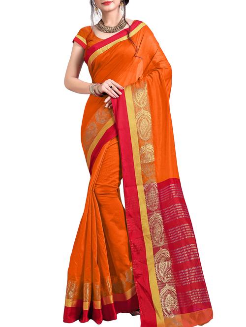 self design saree with blouse - 15871611 - Standard Image - 0