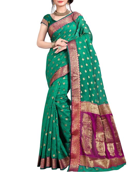 self design saree with blouse - 15871638 -  Standard Image - 0