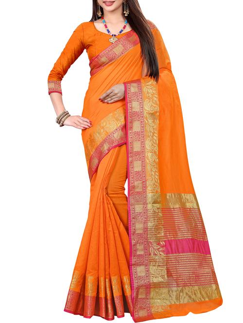 self design saree with blouse - 15871646 -  Standard Image - 0