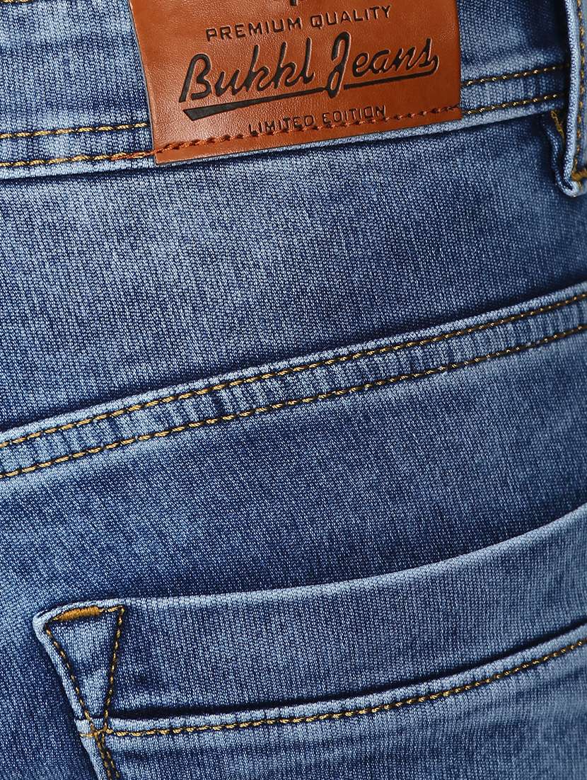 mens slim fit plain jeans - 15871786 - Standard Image - 3